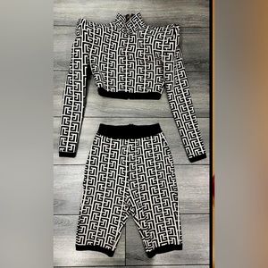 Shorts and crop shoulder pad two piece. Worn 1x.